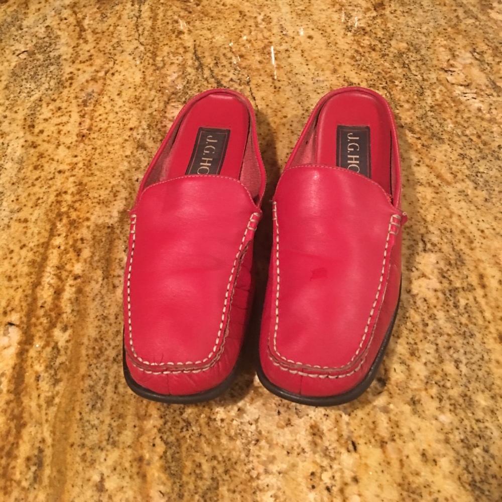 Soft leather shoes J.G. Hook brand